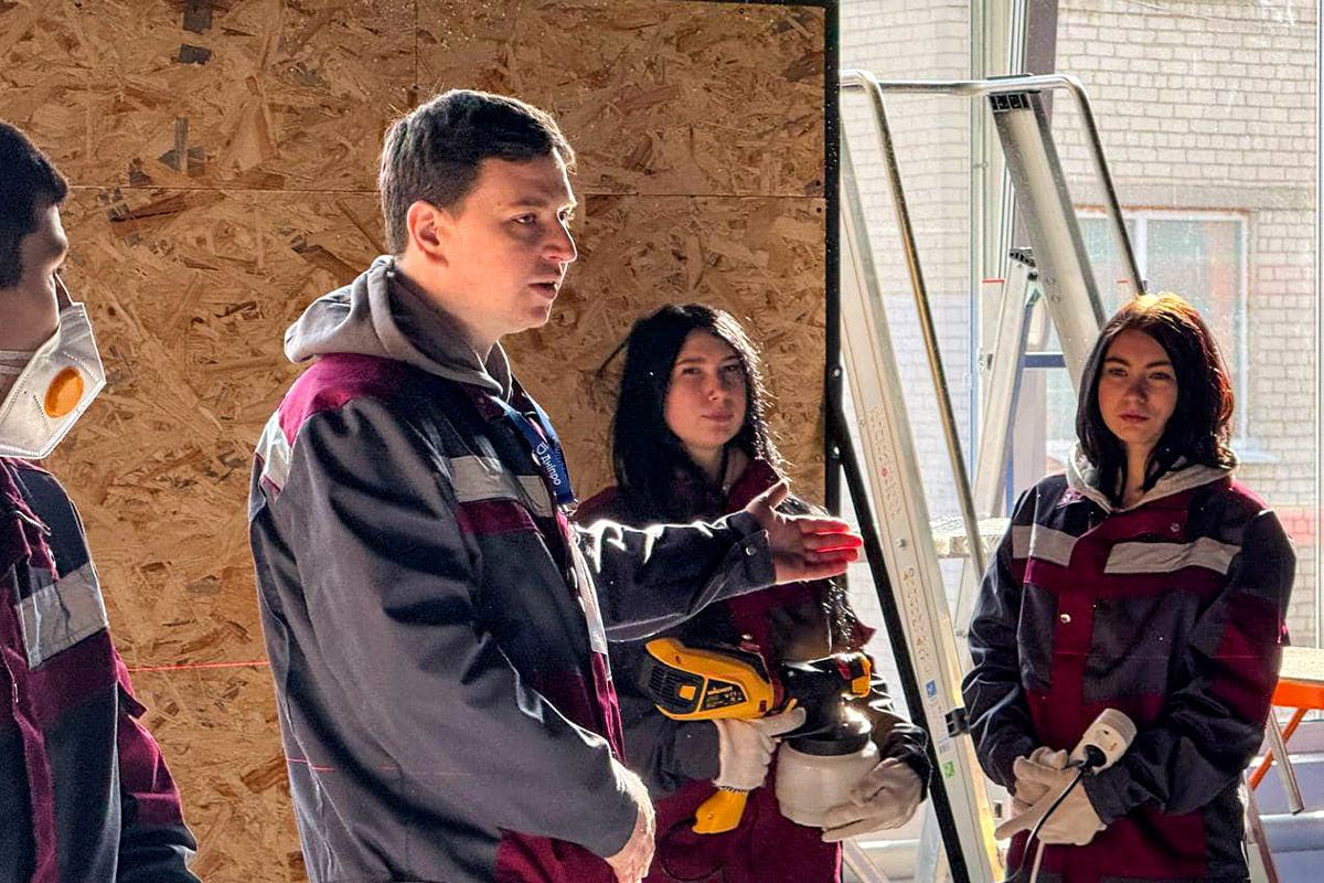 В Днепре открыли «Мастерскую строителей» на базе Регионального центра профессионально-технического образования 3