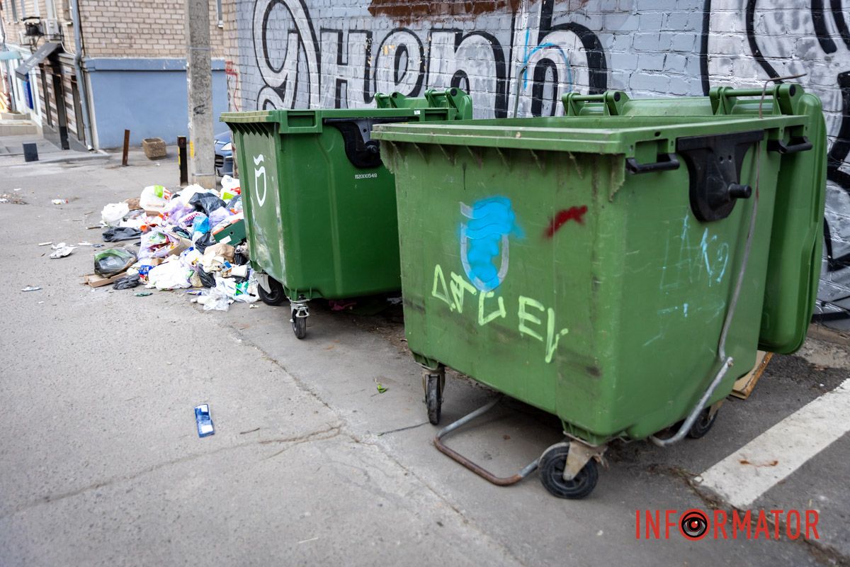 Основна проблема — стихійні звалища, які виникають поруч із контейнерами