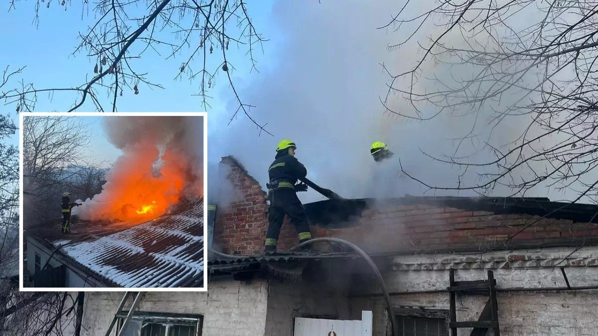 У Дніпрі на Петра Олійника горів житловий будинок