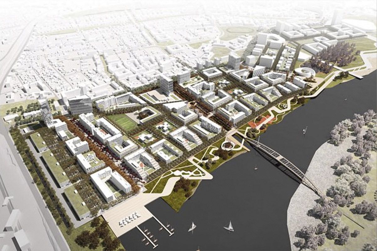 Район Мануйловский находится на левом берегу Днепра и может стать центром Левобережья. Днепровские архитекторы победили в конкурсе "Творец Года 2024" с нереализованным проектом: детали 4