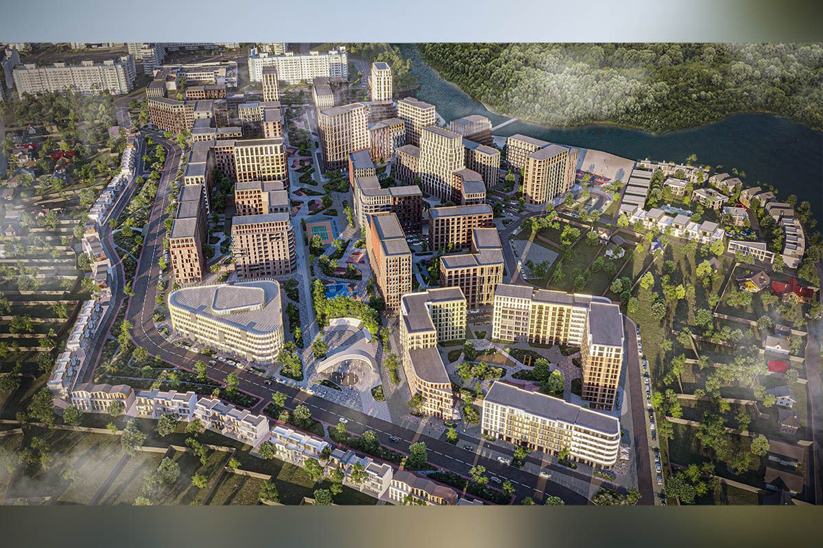 Сучасний екологічний масив, з зеленими зонами, територіями для прогулянок і відпочинку Новобудови Дніпро