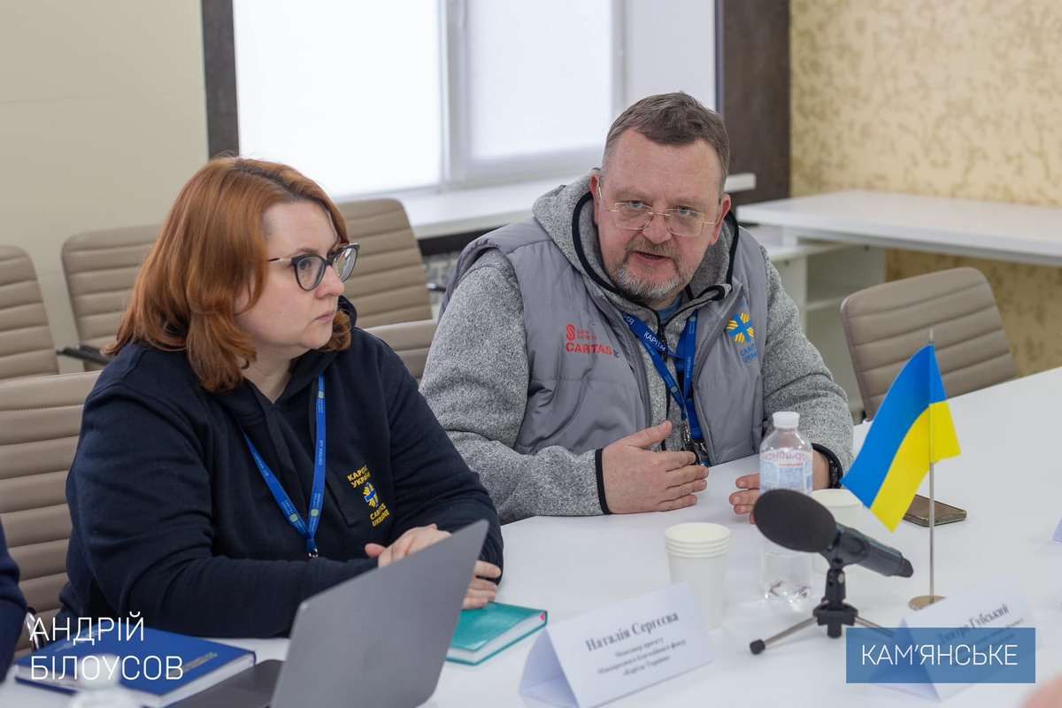 Мэр Каменского встретился с представителями организации «Каритас Украины» 7