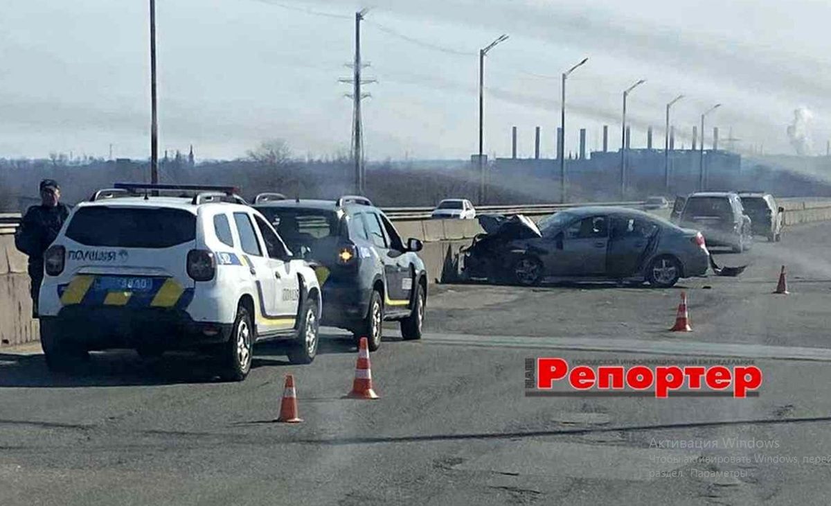 Зіткнулись дві автівки - Subaru Legacy та Skoda Зіткнулись дві автівки - Subaru Legacy та Skoda