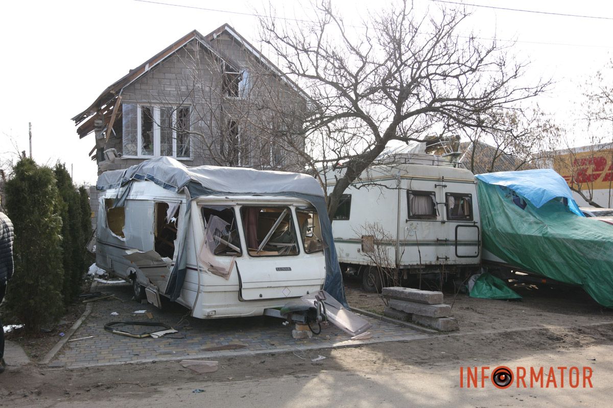11 березня війська рф вдарили безпілотниками по Дніпру