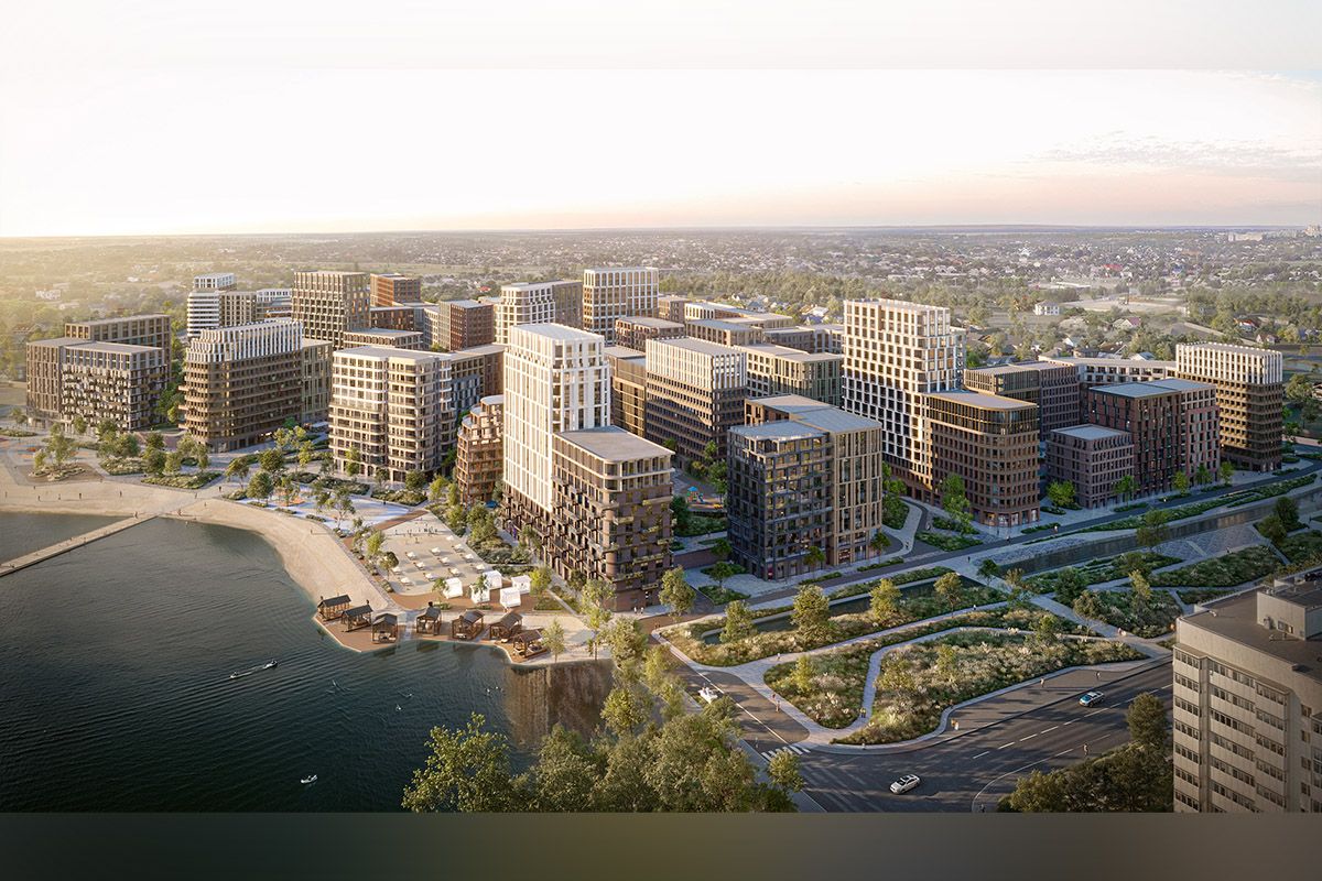 Як може виглядати новий житловий комплекс Комфорт для містян, повага до людей, турбота про довкілля: на лівому березі Дніпра планують звести новий ЖК 2