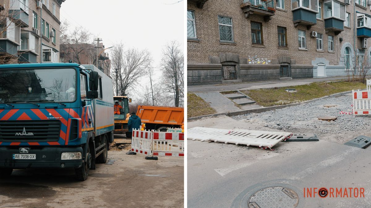 В Днепре на Феодосия Макаревского уже 3-й месяц не ремонтируют дорожное покрытие