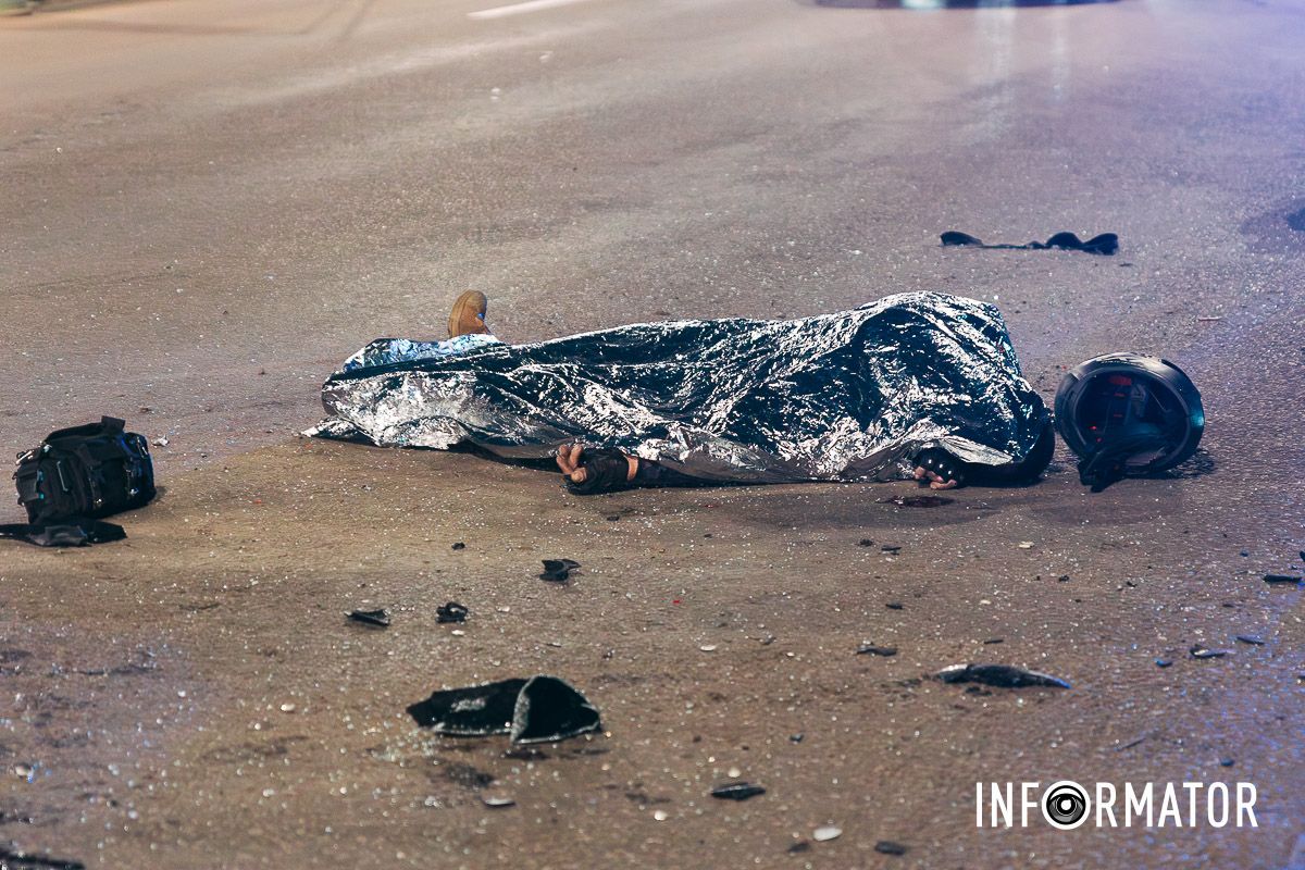 Внаслідок аварії, на жаль, загинув водій мотоцикла У Дніпрі на Набережній Заводській зіткнулись Kia та Suzuki: водій двоколісного загинув на місці ДТП 3