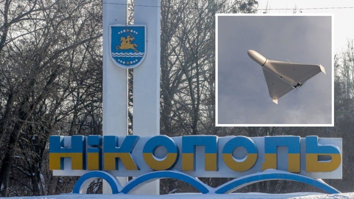 Ворог поцілив дронами по Нікополю