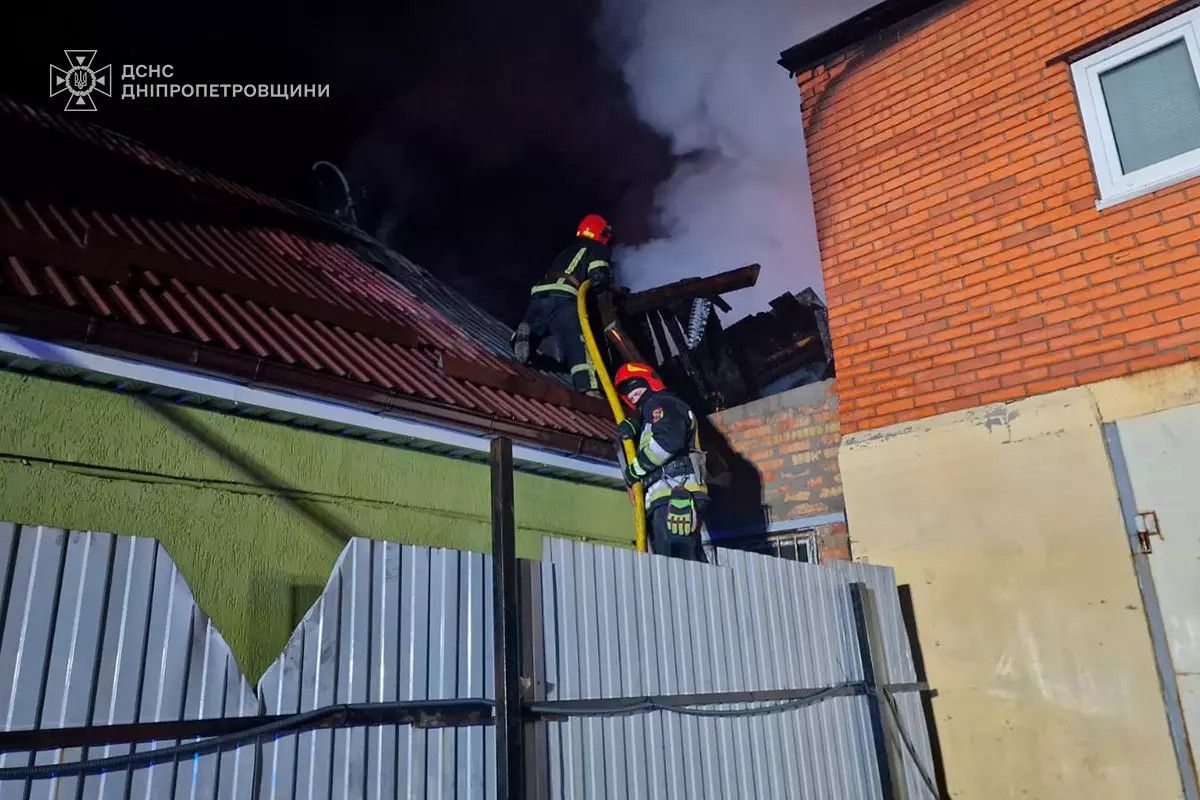 Пожар на Купянской в Днепре Пожар на Купянской в Днепре