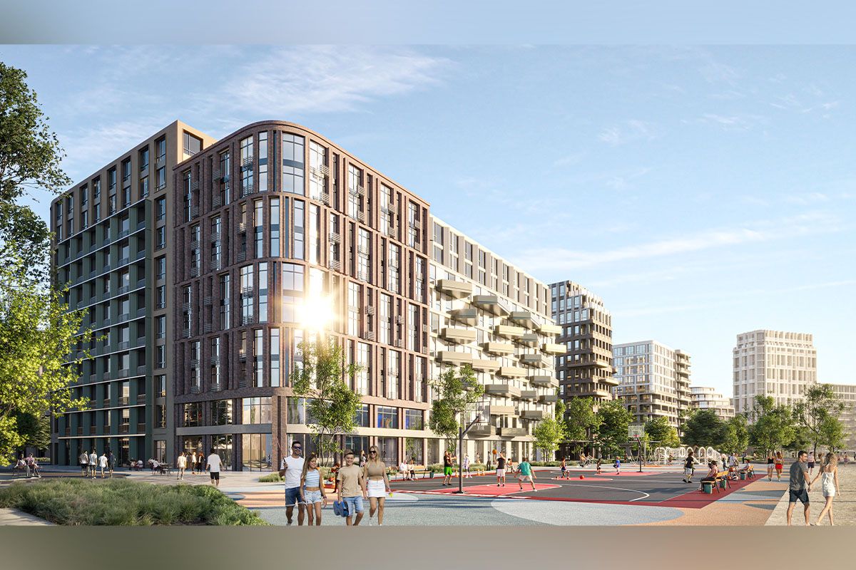 Поруч - спортивні та дитячі майданчики З містком, відкритим пляжем і зеленими бульварами: на Ломівському у Дніпрі планують звести новий ЖК 5