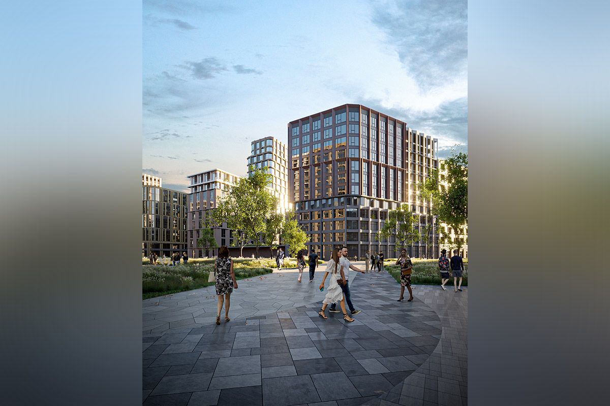 Концепція забудови передбачає створення «15-хвилинного міста» З містком, відкритим пляжем і зеленими бульварами: на Ломівському у Дніпрі планують звести новий ЖК 6