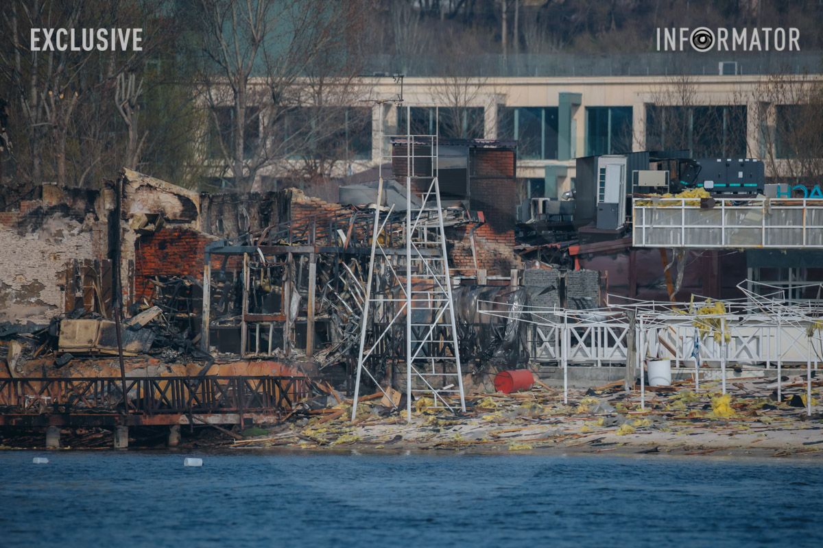 Корабель вигорів вщент: як виглядає готельно-ресторанний комплекс у Дніпрі після удару російських БпЛА 5