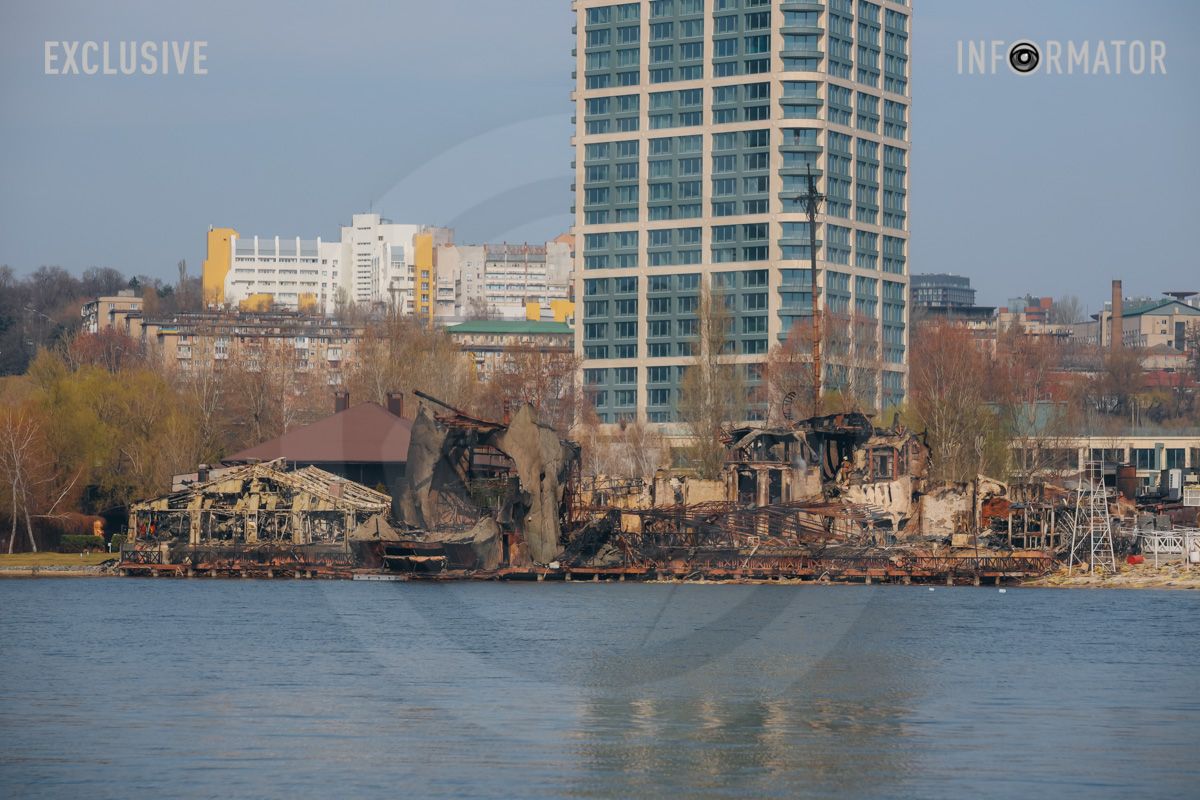 Корабель вигорів вщент: як виглядає готельно-ресторанний комплекс у Дніпрі після удару російських БпЛА 14