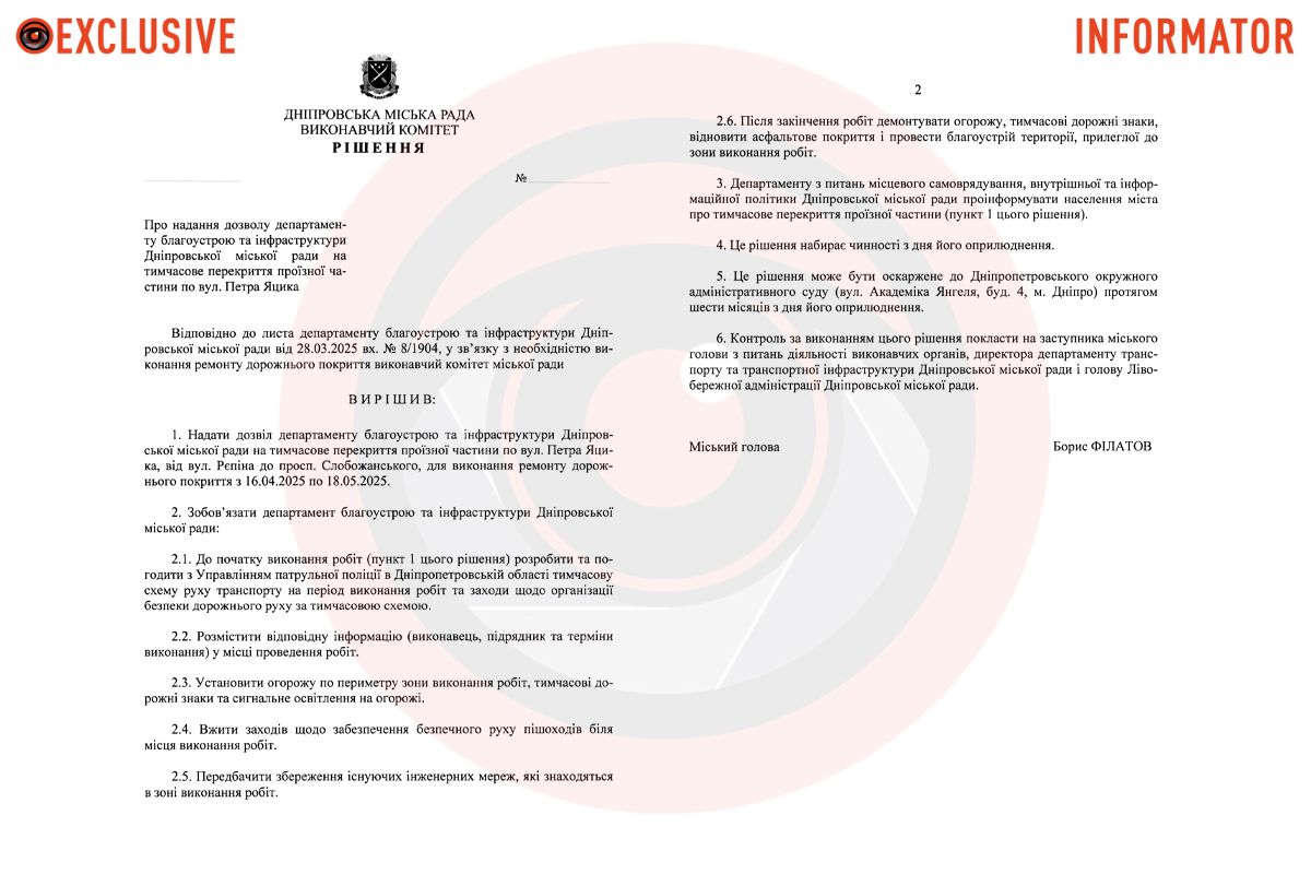 Проєкт рішення Проєкт рішення