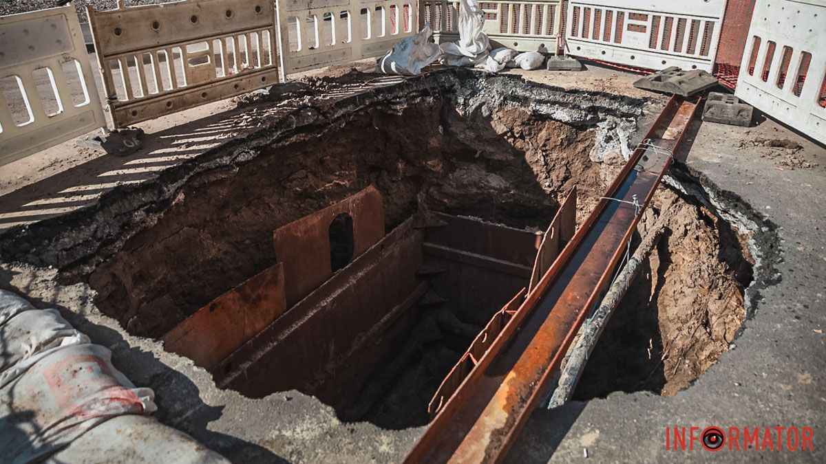 Як у Дніпрі на Петра Полтави просувається ремонт “порталу” на дорозі