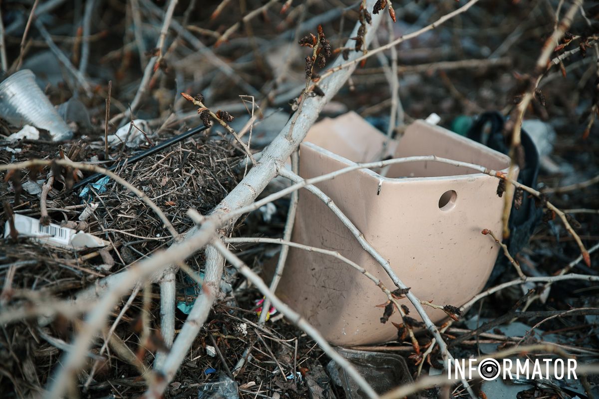 Сморід та антисанітарія: у Дніпрі на Зиновія Матли утворилося стихійне звалище між багатоповерхівками 11