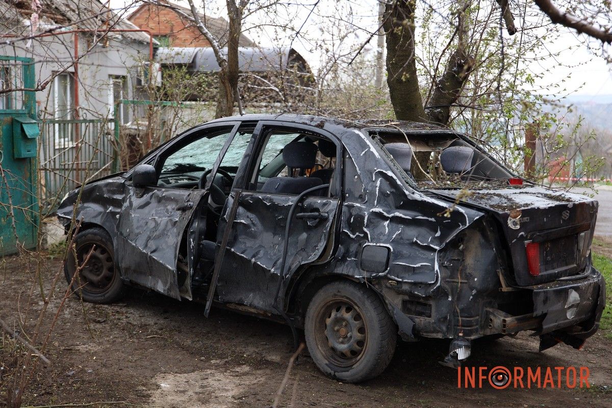 Вибиті вікна, руїна та знищені автомобілі: як виглядають місця ударів рф «Шахедами» по Дніпру 10