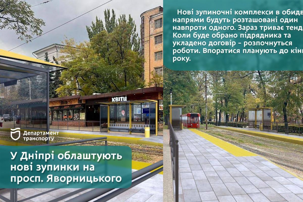 Рендер будущих остановок Рендер будущих остановок