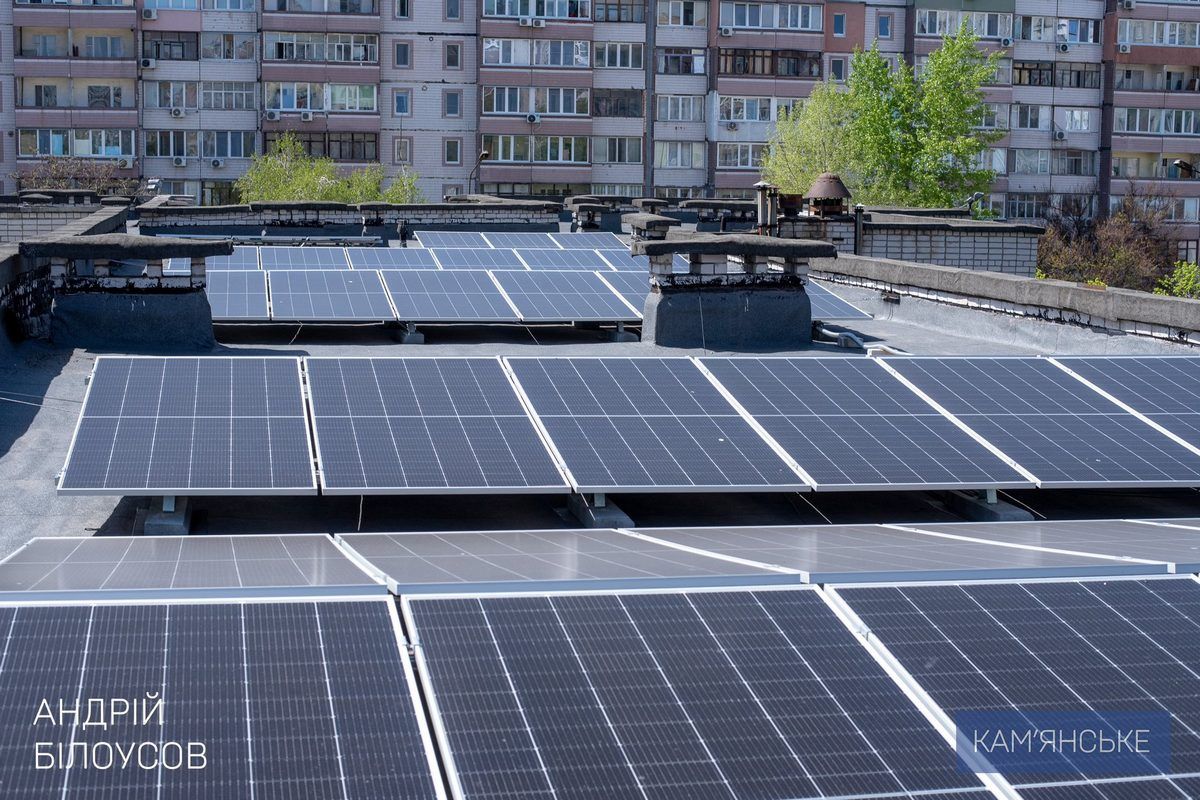 У дитсадках у Кам’янському встановлюють автономні сонячні електростанції 3
