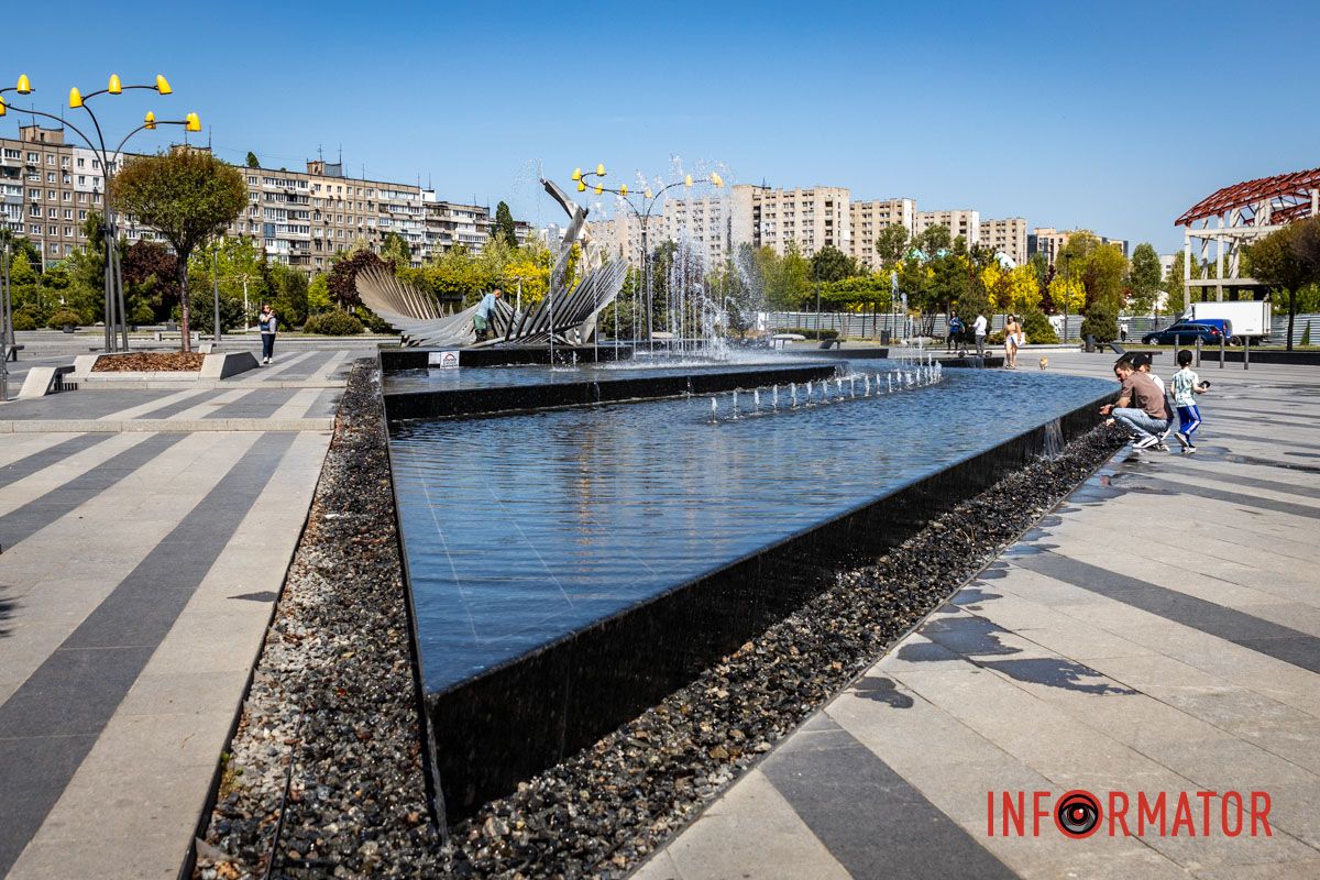 Фонтан на Набережной Победы, в сквере "Прибрежный"