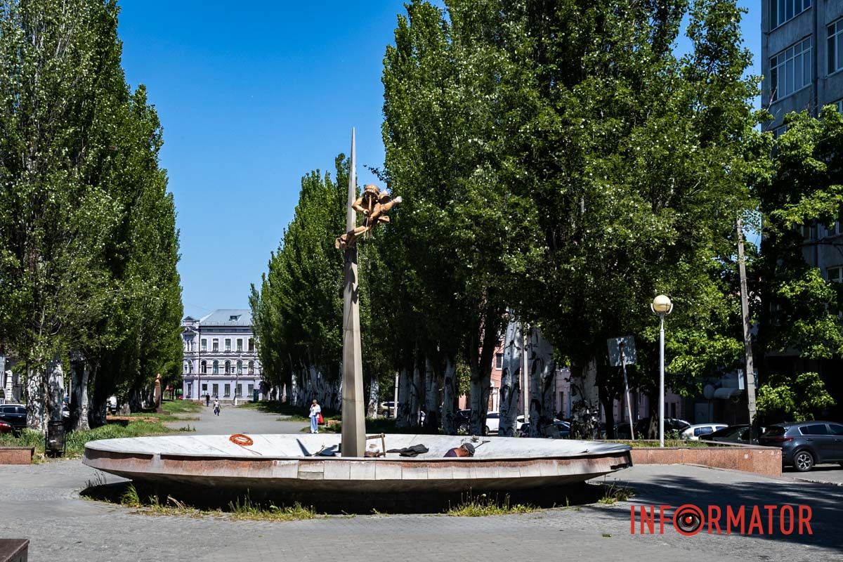 Фонтан на улице Скоропадского "Купидон"