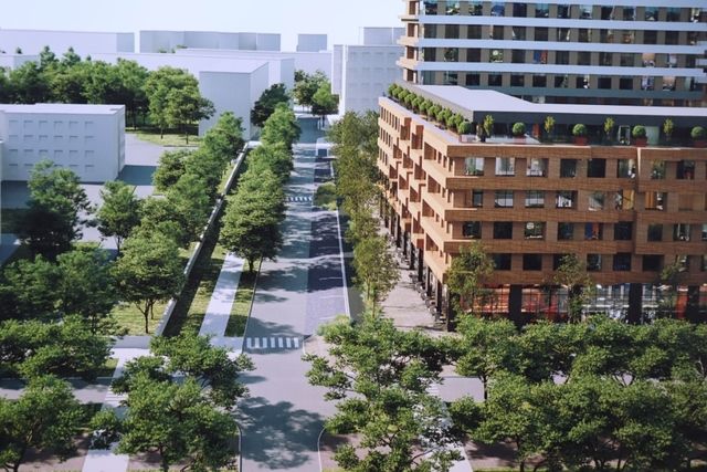 Комплекс планують звести на вулиці Героїв рятувальників, 10, поряд з проспектом Науки Комплекс планують звести на вулиці Героїв рятувальників, 10, поряд з проспектом Науки