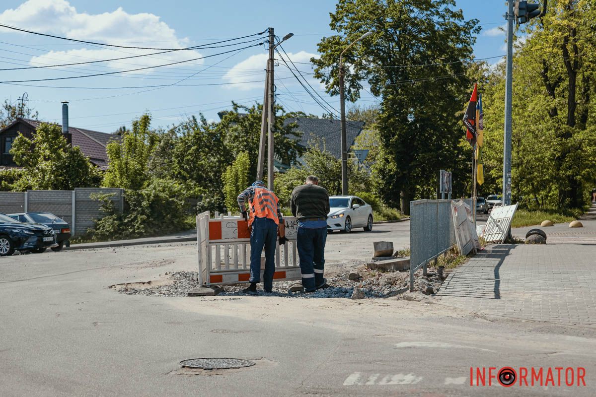 В Днепре перекрыли улицу Героев Спасателей