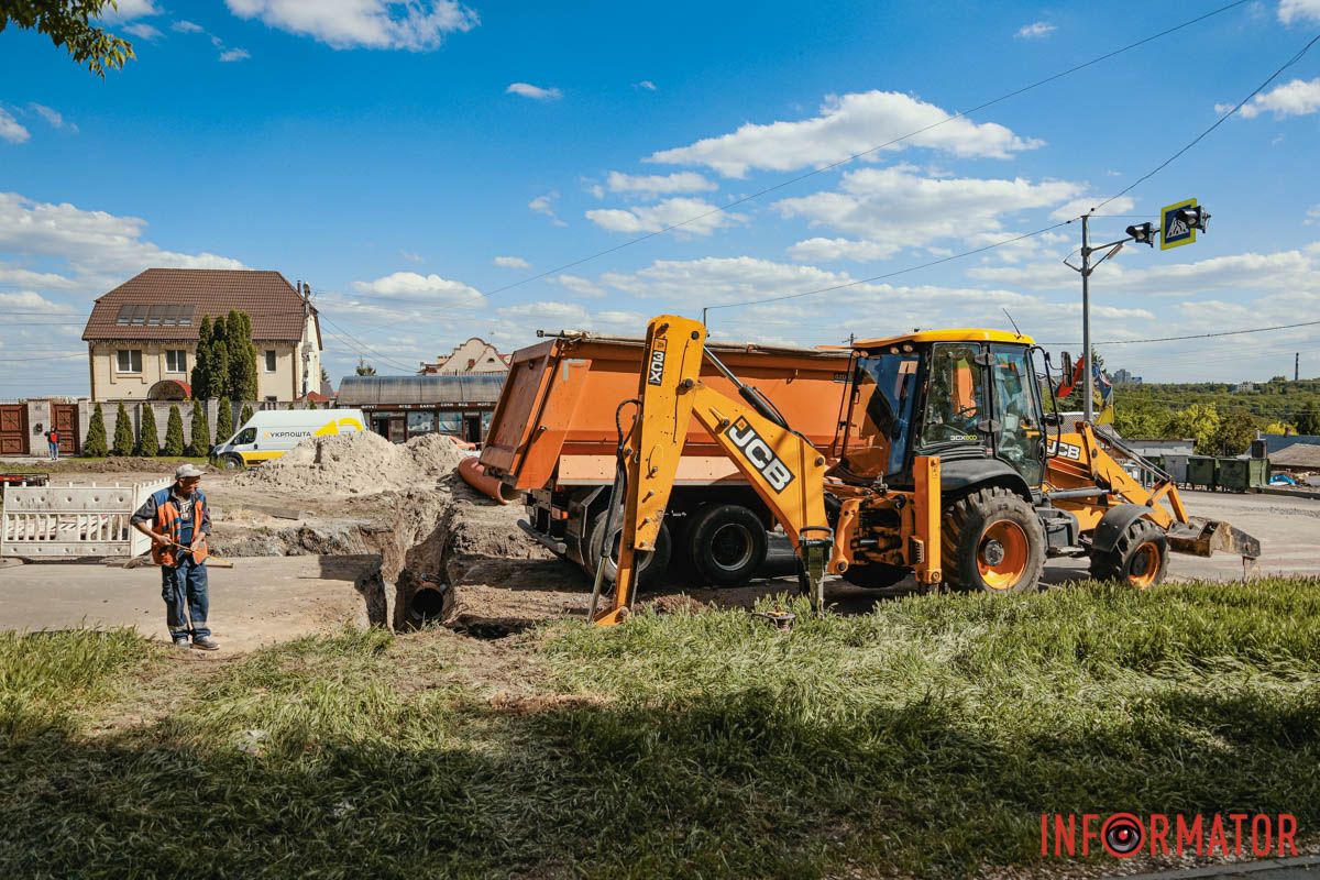 Уложили трубу