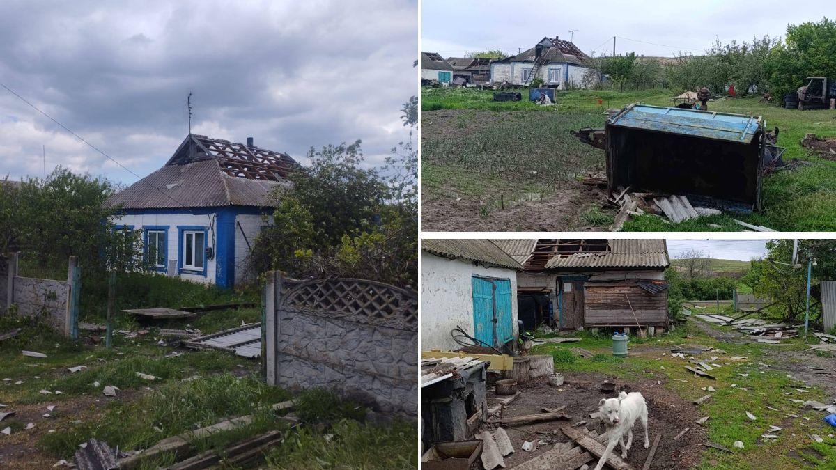 Сорвало крыши и заборы, все вещи разлетелись: в Новопавловке прошелся смерч