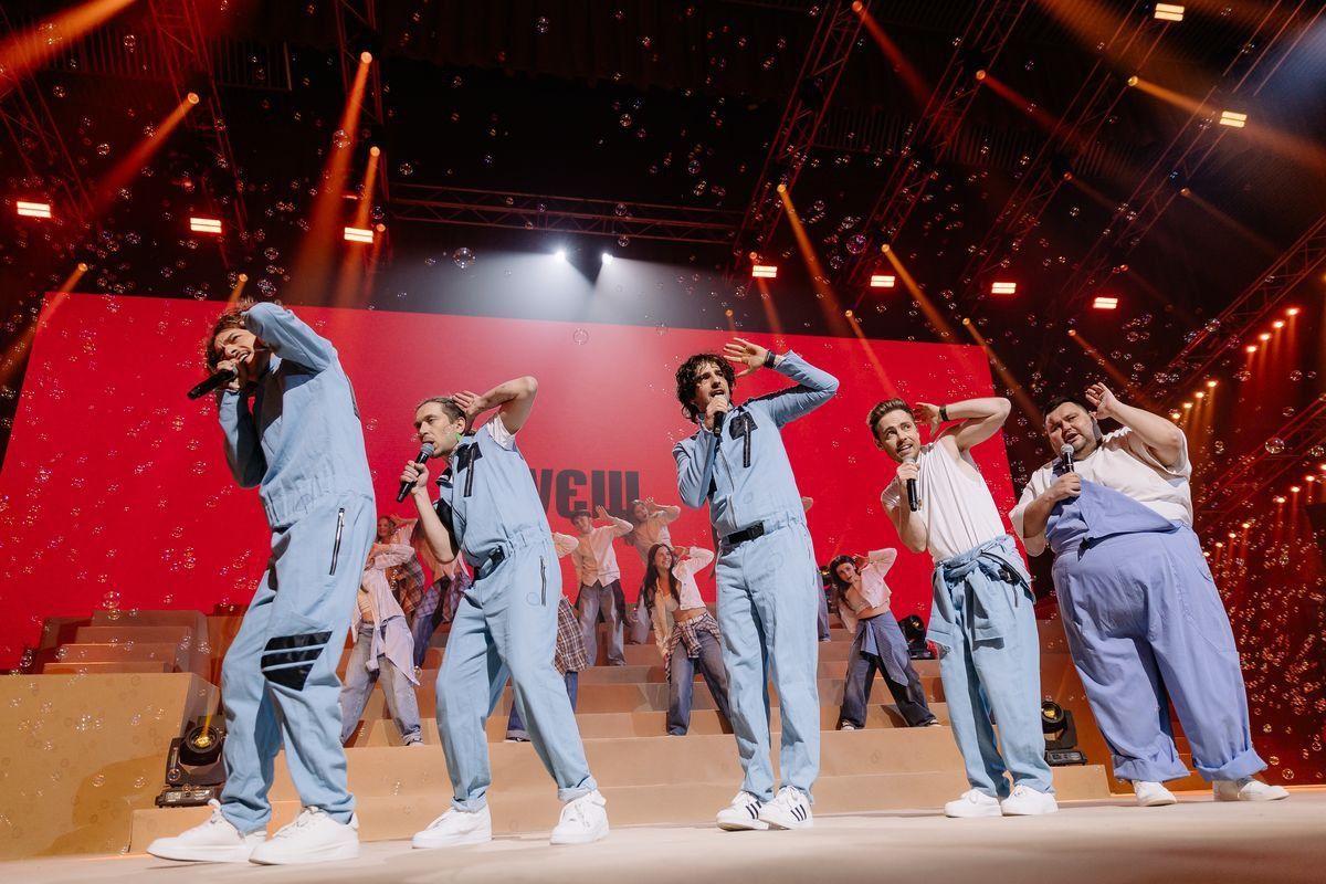 Группа Badstreet Boys на сцене «Нашевидение 2025: Возвращение легенды» Группа Badstreet Boys на сцене «Нашевидение 2025: Возвращение легенды»
