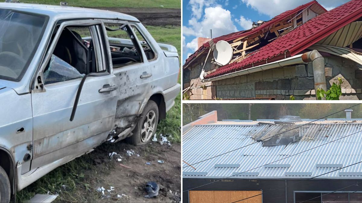В Днепропетровской области враг бил по городам артиллерией и беспилотниками: один из дронов-камикадзе влетел в авто с человеком