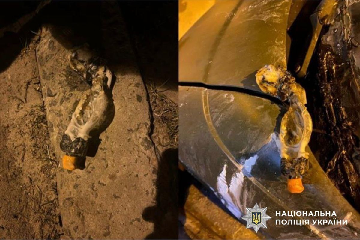 Облили авто легковоспламеняющимся веществом