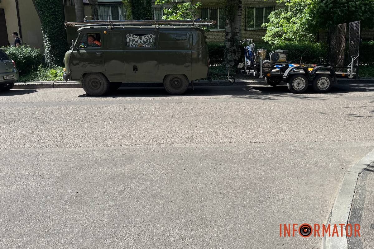 У п’ятницю, 16 травня на вулиці Акінфієва наносили розмітку У п’ятницю, 16 травня на вулиці Акінфієва наносили розмітку