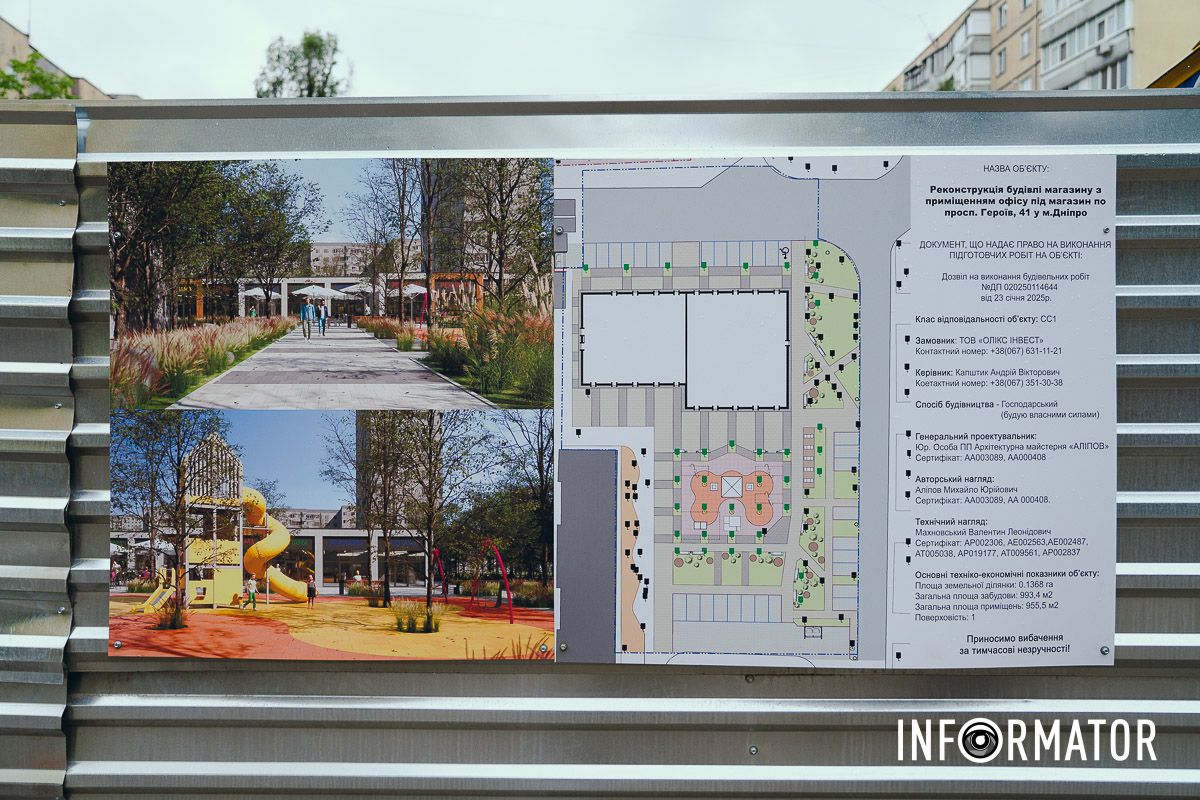 В Днепре на Победе появятся торговые павильоны и обустроят сквер 1