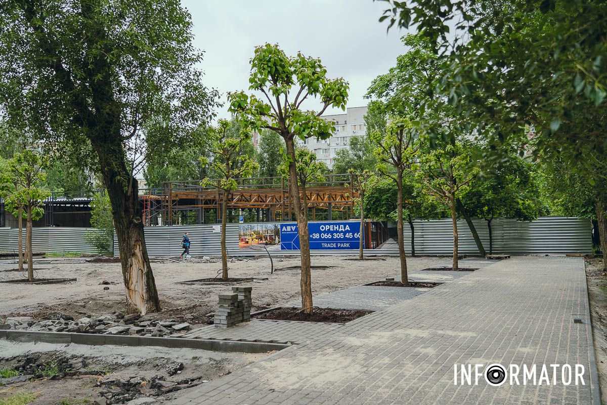 В Днепре на Победе появятся торговые павильоны и обустроят сквер 4