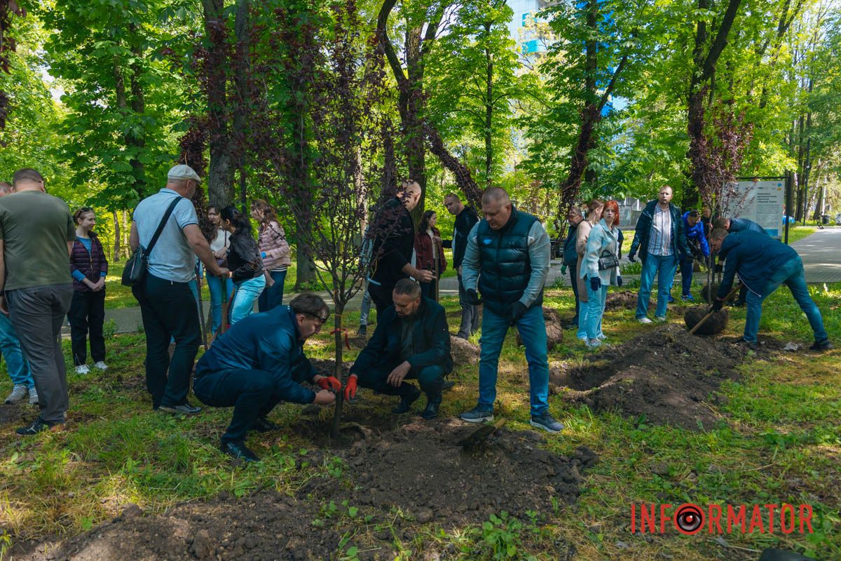 Нагадування, що війна торкнулася кожного: у Дніпрі EVA створила Алею пам’яті на честь загиблих співробітників 5