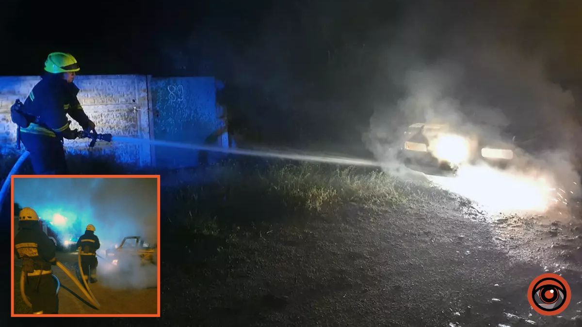 У Дніпрі на вулиці В’єтнамській спалахнула автівка