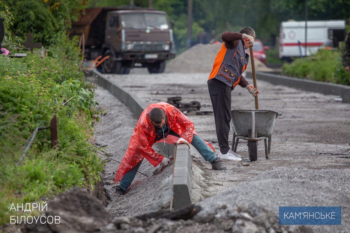 В Каменском начался второй этап строительства мемориального комплекса 5