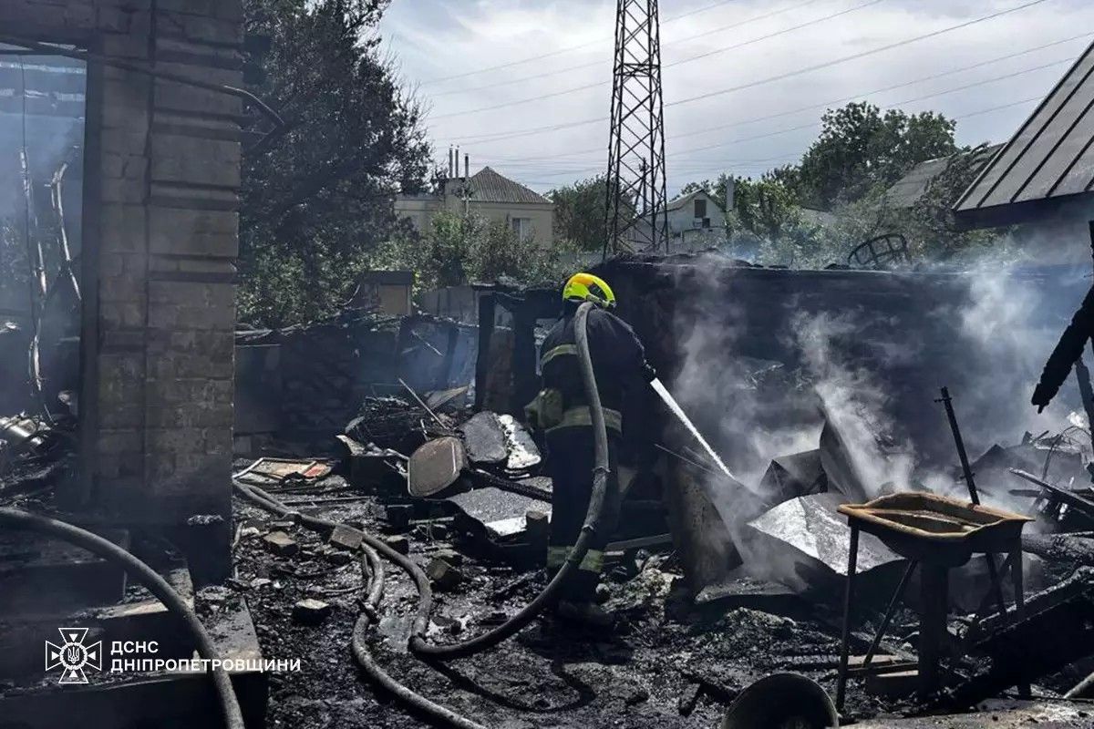 Горів одноповерховий будинок Горів одноповерховий будинок