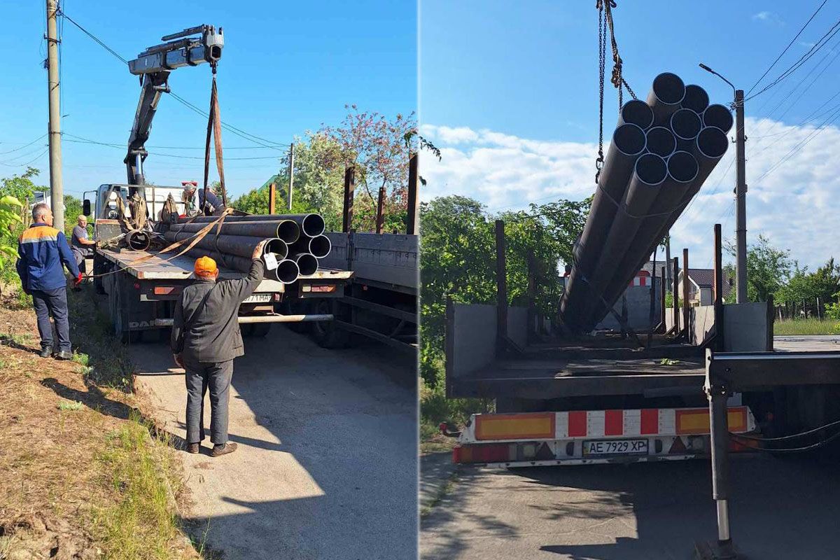 У Дніпрі “Інтерпайп” допоміг замінити аварійні ділянки труб для поливу на лівому березі 3