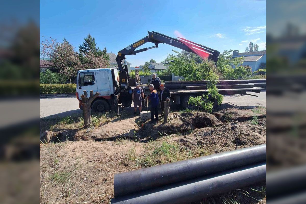 У Дніпрі “Інтерпайп” допоміг замінити аварійні ділянки труб для поливу на лівому березі 2