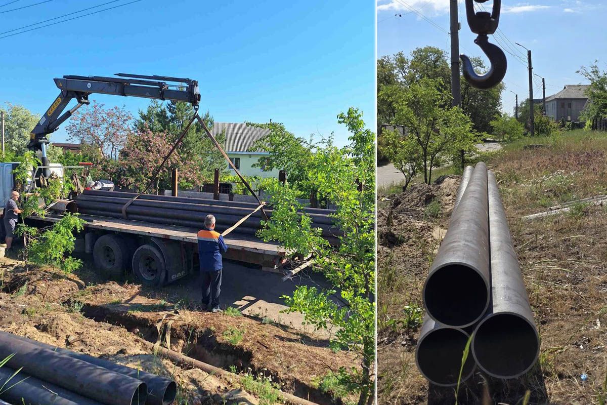 У Дніпрі “Інтерпайп” допоміг замінити аварійні ділянки труб для поливу на лівому березі 1