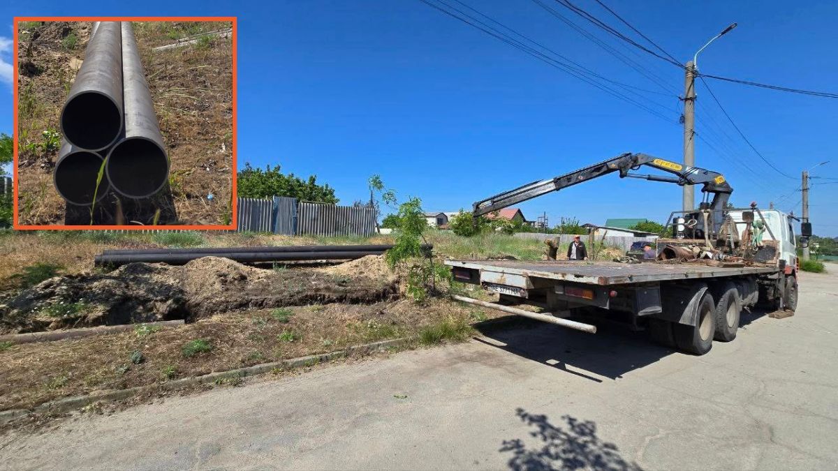 У Дніпрі “Інтерпайп” допоміг замінити аварійні ділянки труб для поливу на лівому березі