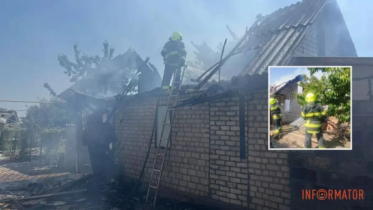 У Дніпропетровській області палала літня кухня: деталі від рятувальників