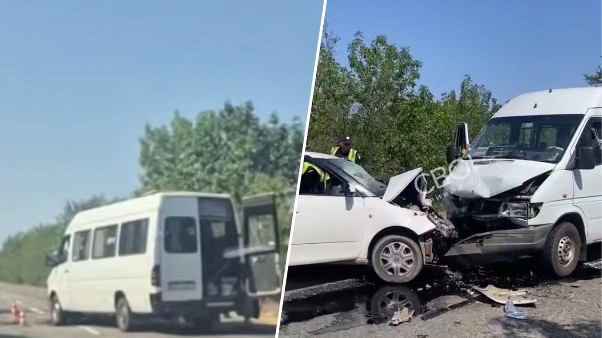 У Дніпропетровській області в рейсову маршрутку влетіла Skoda: постраждали дев’ять людей