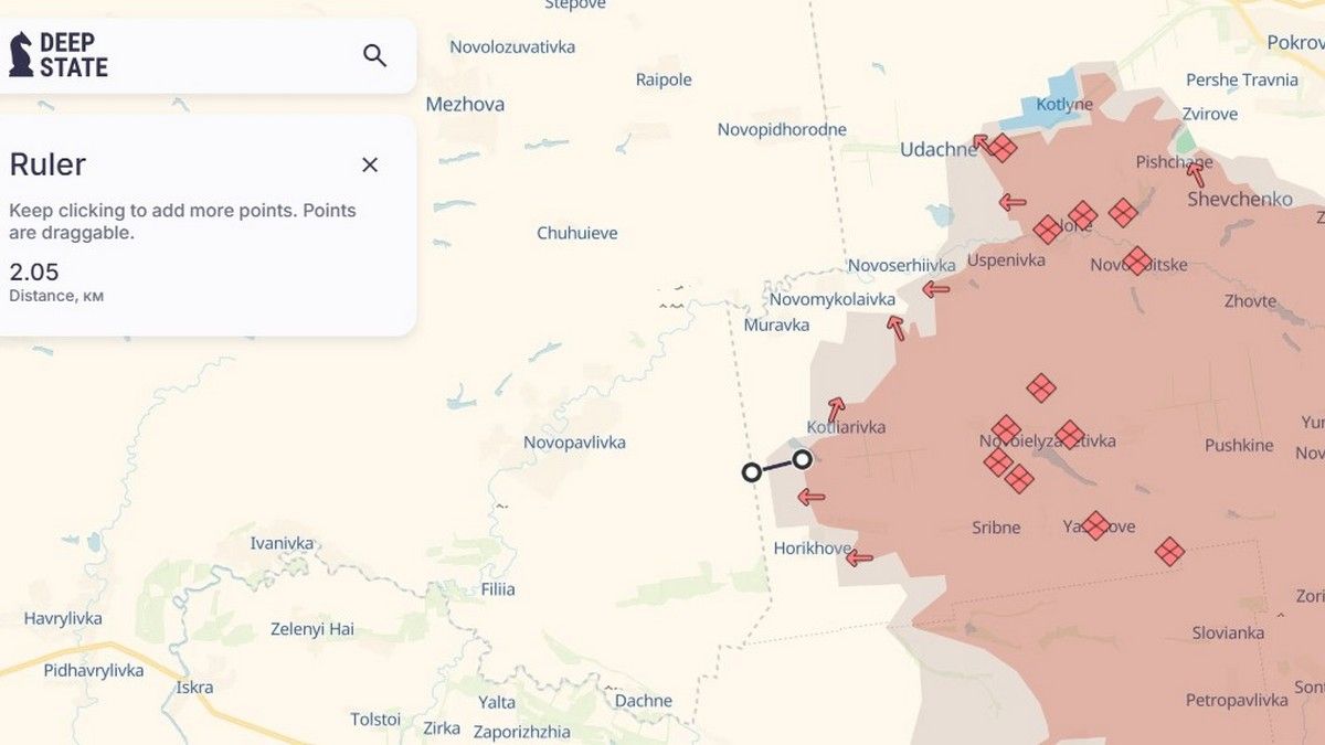 Карта DeepState по состоянию на 9 июня