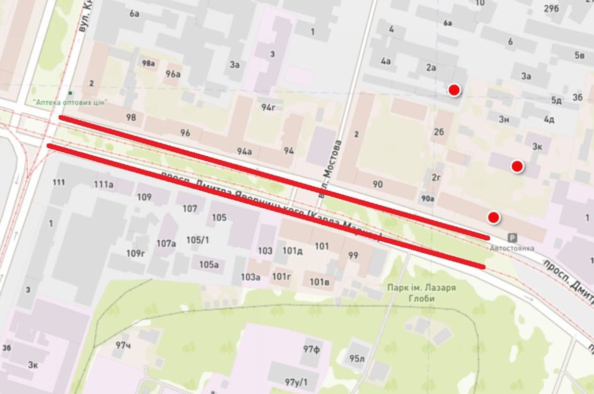 Ділянка, де виконуватимуться роботи