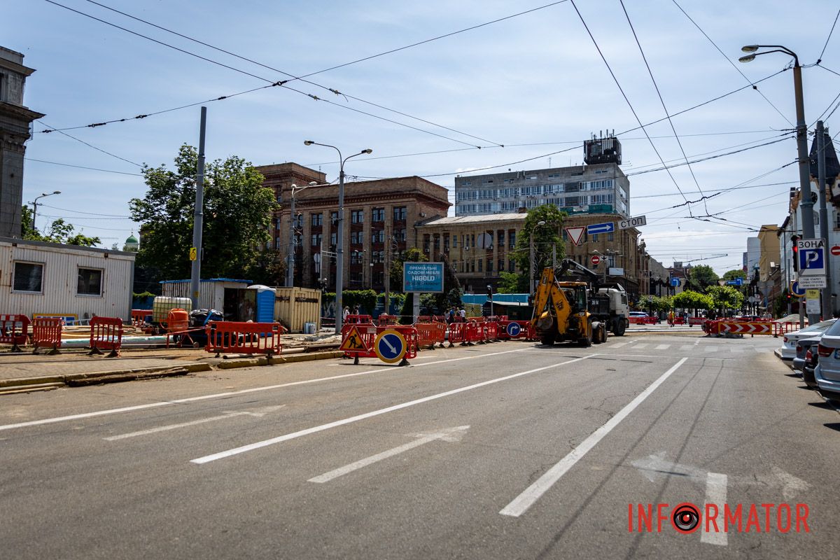 З 31 травня перекрили частину проспекту Дмитра Яворницького Як просуваються дорожні роботи на проспекті Яворницького у Дніпрі 2