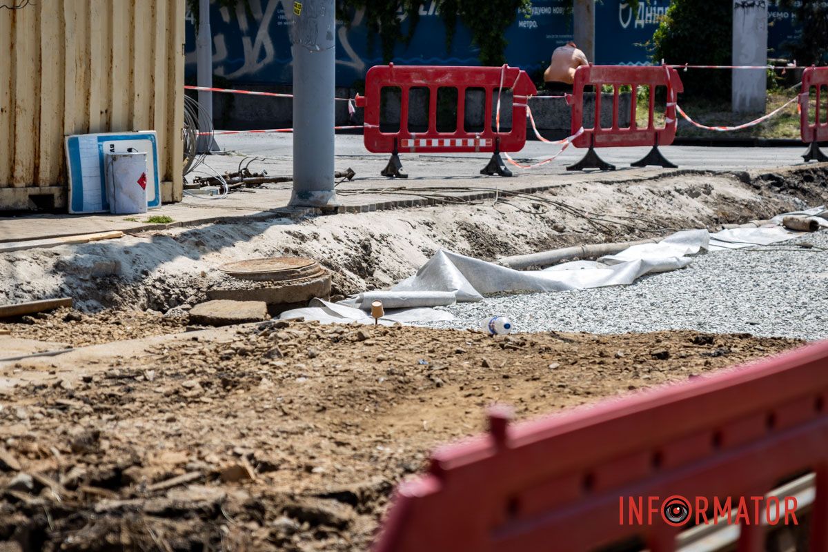 Станом на 11 червня на місці працює спеціалізована техніка Як просуваються дорожні роботи на проспекті Яворницького у Дніпрі 5