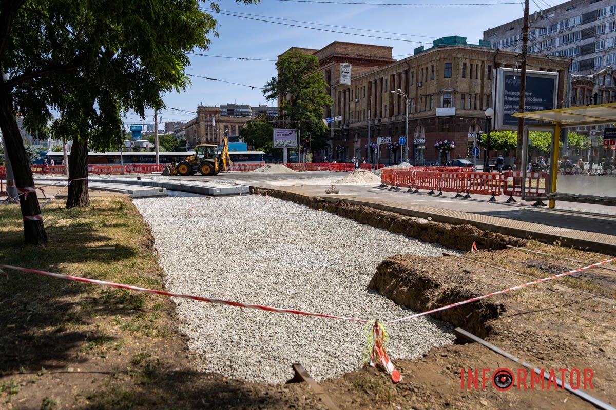 Після цього планують частково відновити рух по проспекту Дмитра Яворницького Як просуваються дорожні роботи на проспекті Яворницького у Дніпрі 12